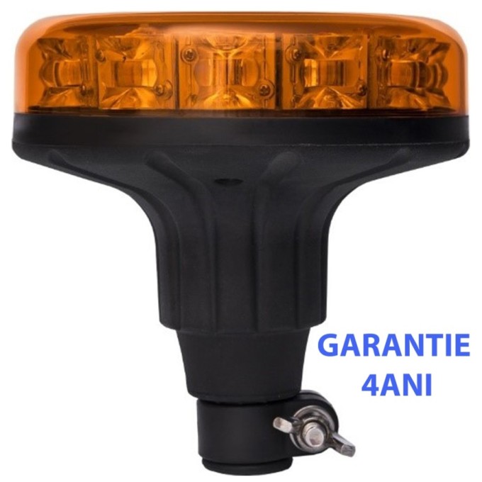 Girofar LED din pole (cap de bara) 12-24V 12 LED-uri de 3W - 5 ani Garantie